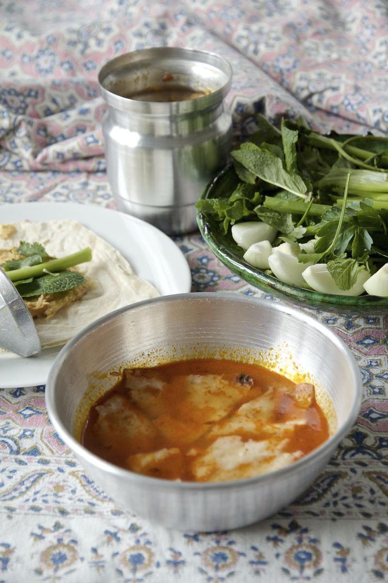 Rezeptbild: Abgoosht-Dizi - persischer Lammeintopf