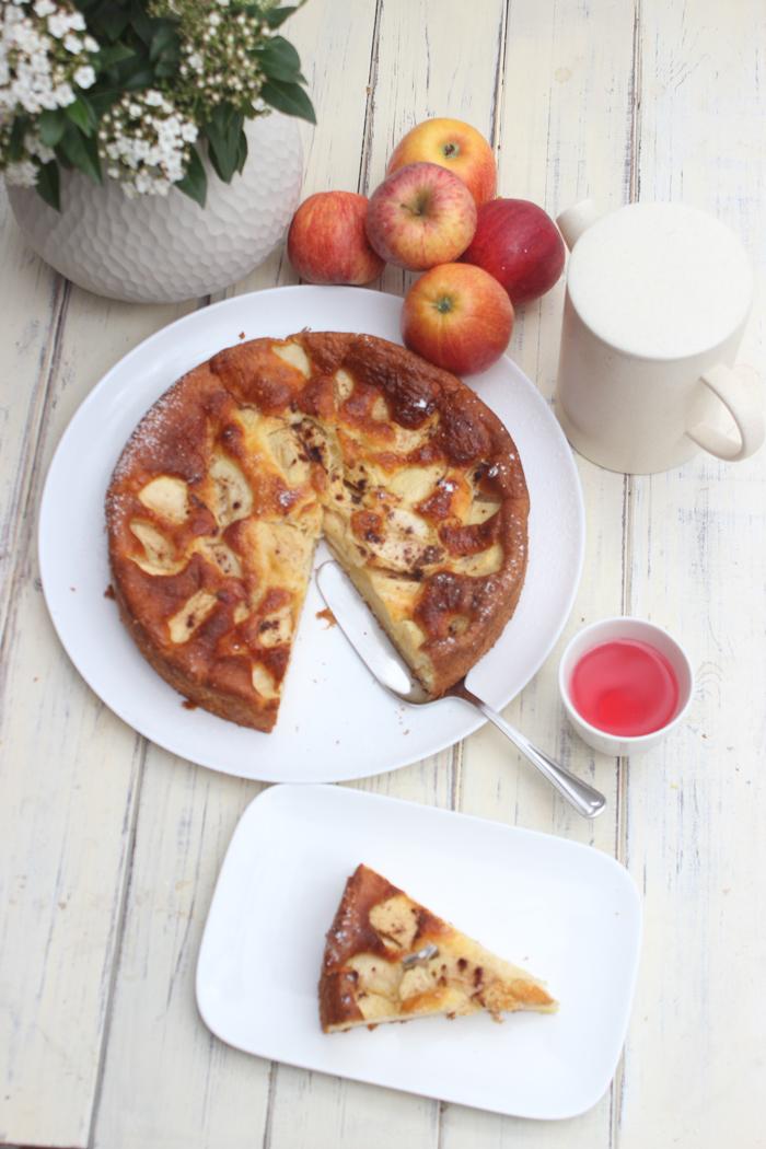 Rezeptbild: Apfelkuchen mit Skyr – Saftig, einfach und schnell gemacht