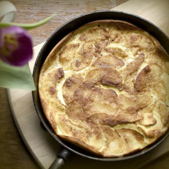 Rezeptbild: Apfel Pfannekuchen