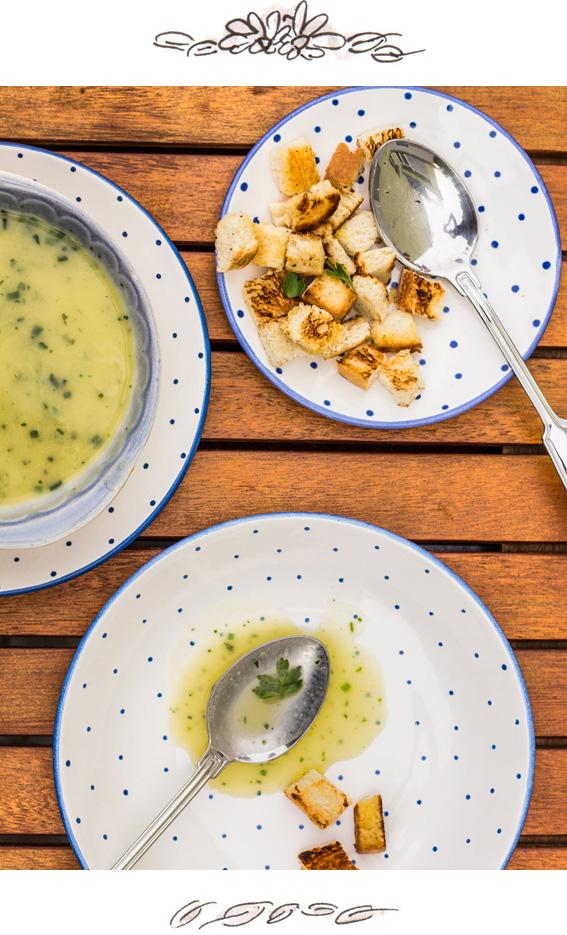 Rezeptbild: Zucchini-Creme-Suppe