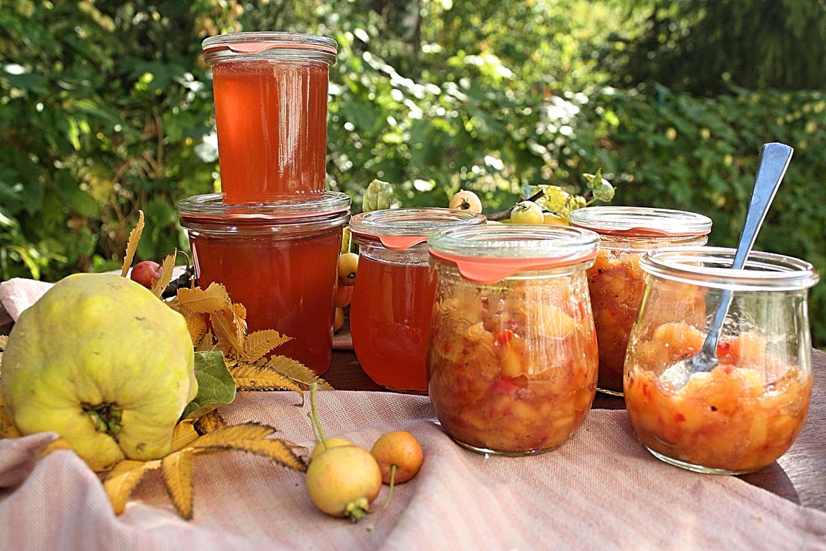 Rezeptbild: Quittengelee und Quittenchutney