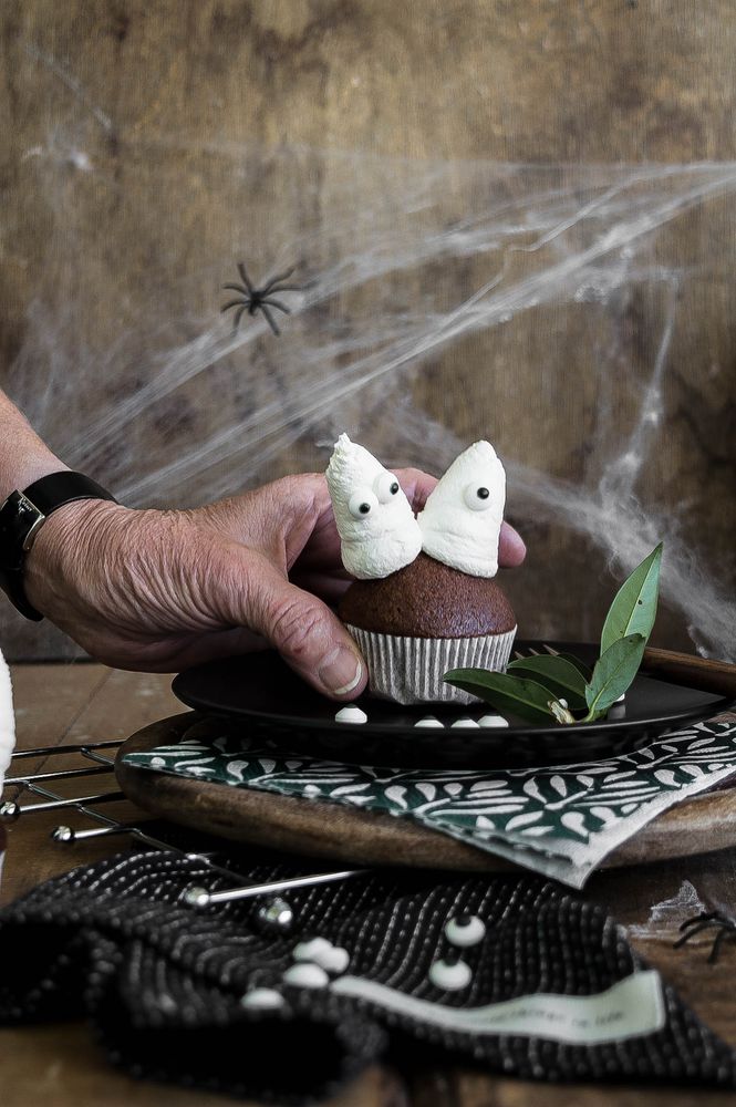 Rezeptbild: Gewürz Cupcakes für Halloween