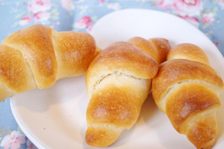 Rezeptbild: Gute Laune Croissants / Hefeteig Croissants 