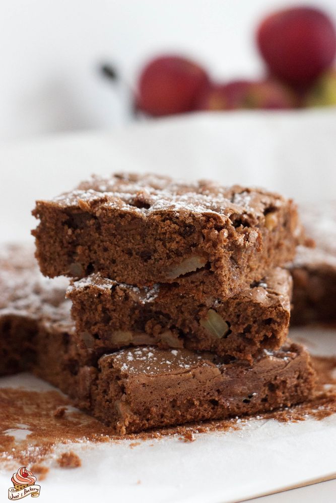 Rezeptbild: Apfel-Brownies