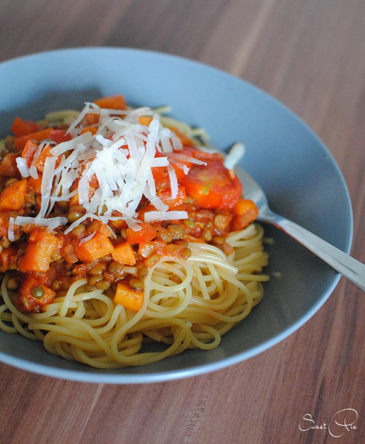 Rezeptbild: Linsen Bolognese