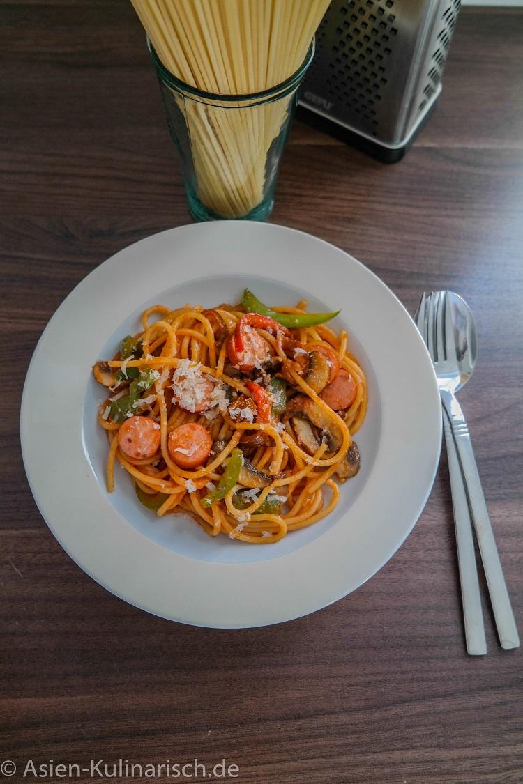 Rezeptbild: Spaghetti auf Japanisch