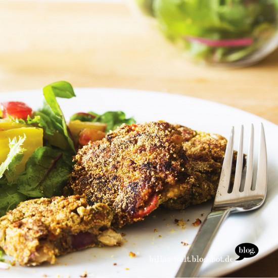 Rezeptbild: Kichererbsen-Bohnen-Burger