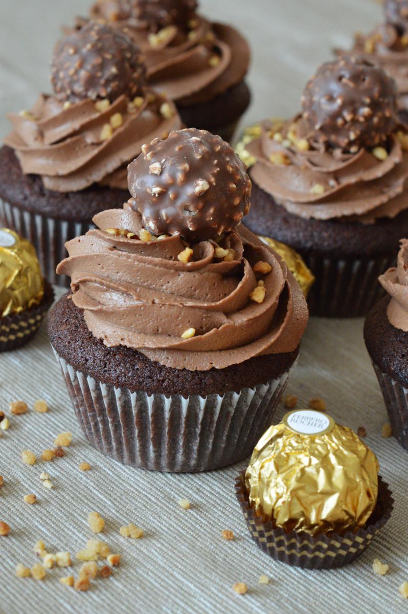 Rezeptbild: Rocher-Cupcakes