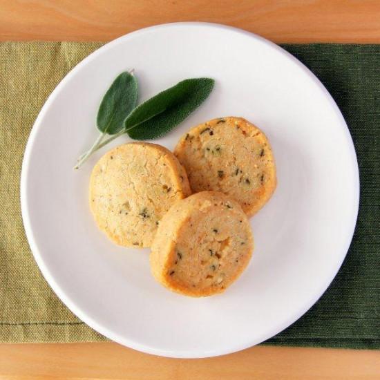 Rezeptbild: Parmesan-Salbei-Kekse