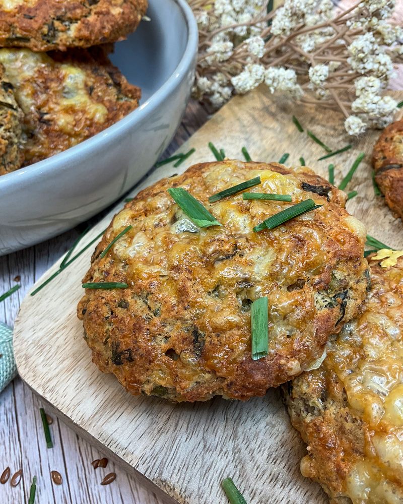 Rezeptbild: Schnelles low carb Speckbrötchen Rezept