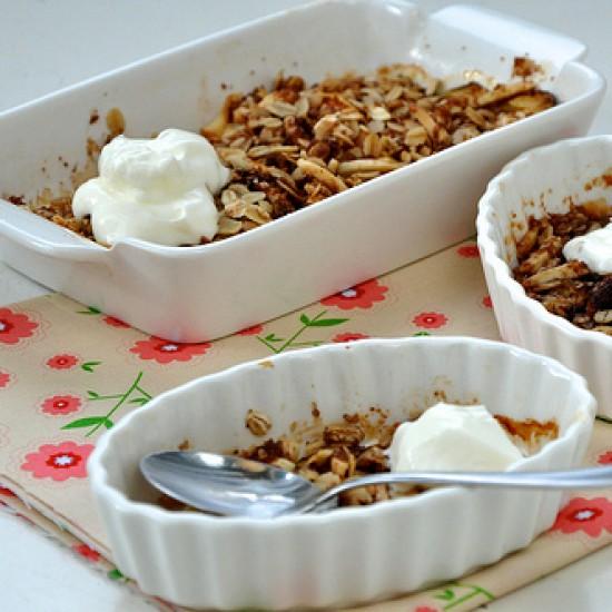 Rezeptbild: Apfel Zucchini Auflauf