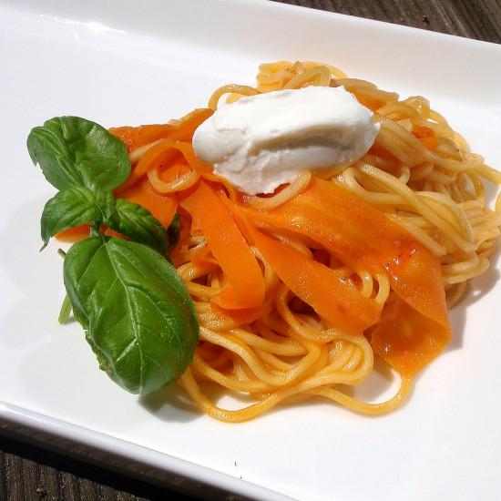 Rezeptbild: Karotten-Spaghetti