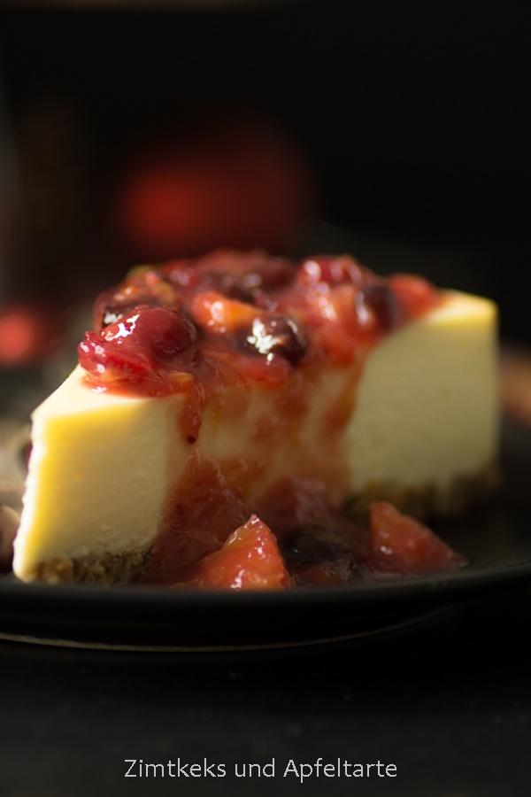 Rezeptbild: Classic New York Cheesecake - Winter Edition
