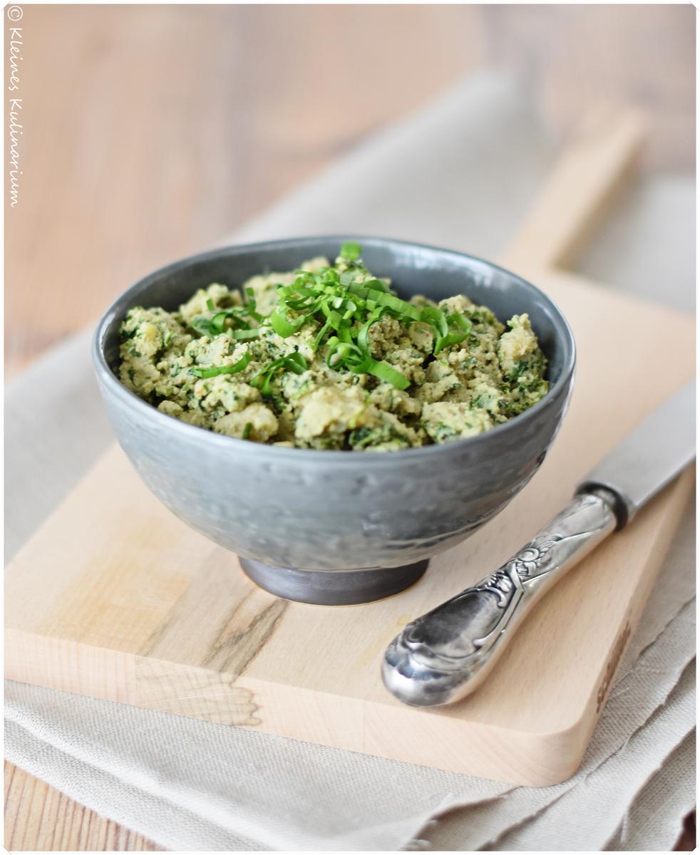 Rezeptbild: Kartoffel Bärlauch Aufstrich
