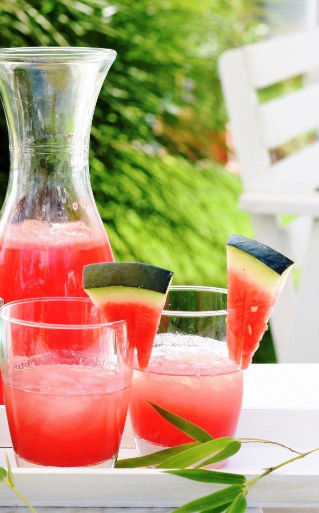 Rezeptbild: Wassermelonen-Limonade, zuckerfrei und soooo erfrischend!