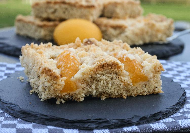 Rezeptbild: Pfirsich Streuselkuchen