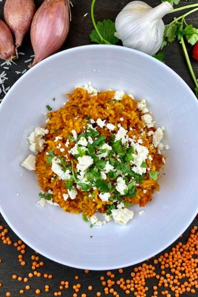 Rezeptbild: Einfaches rote Linsen-Curry