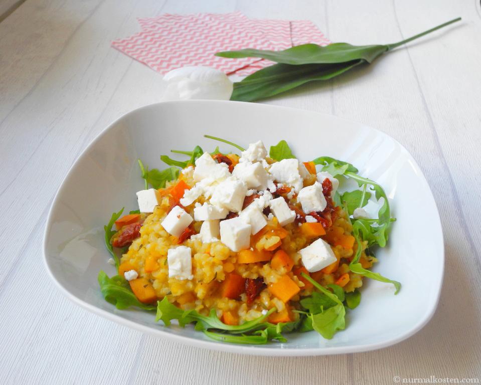 Rezeptbild: Mediterraner Kürbisreis