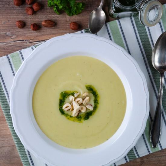 Rezeptbild: Vegane Blumenhohlsuppe