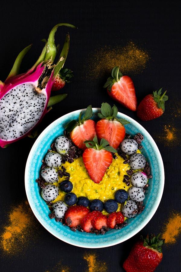Rezeptbild: Zoats mit Kurkuma - das gesunde Oatmeal