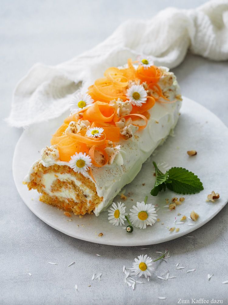 Rezeptbild: Sahnerolle mit Karotte