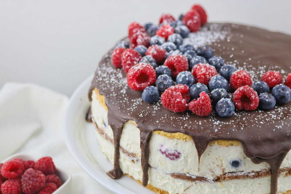 Rezeptbild: Schokoladen-Beerentorte