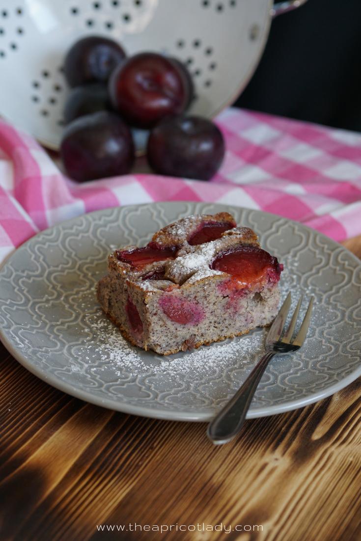Rezeptbild: Mohnkuchen mit Pflaumen