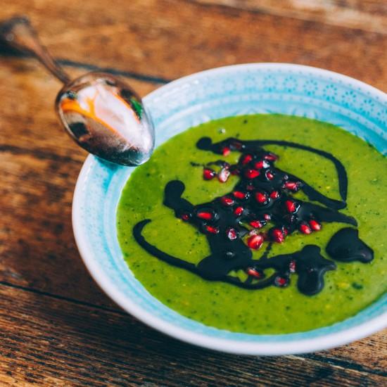 Rezeptbild: Suppe vom grünen Hokkaido