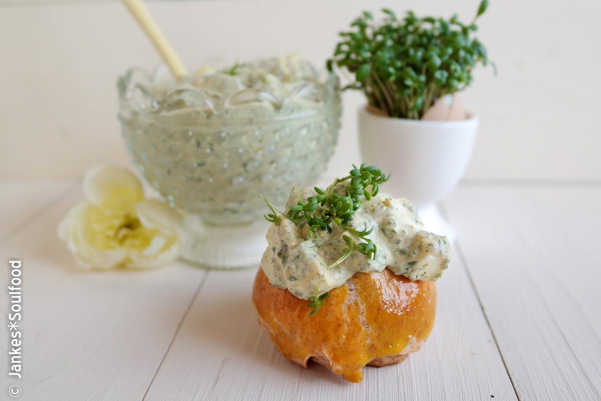 Rezeptbild: Kräuter-Ei-Aufstrich
