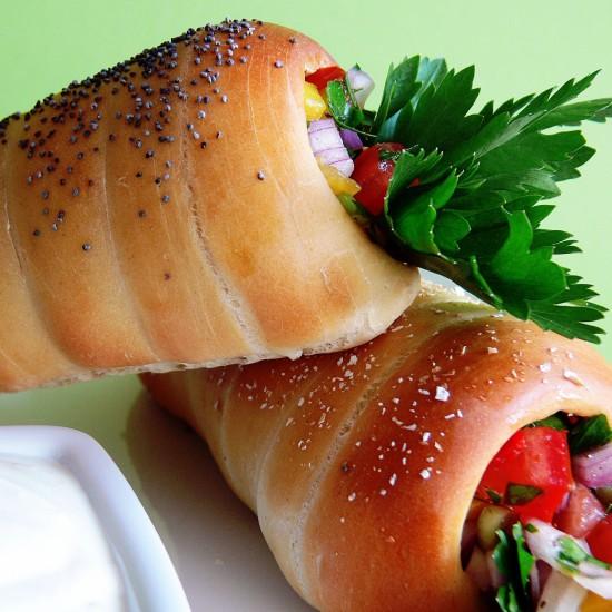Rezeptbild: Gefüllte Brottüten