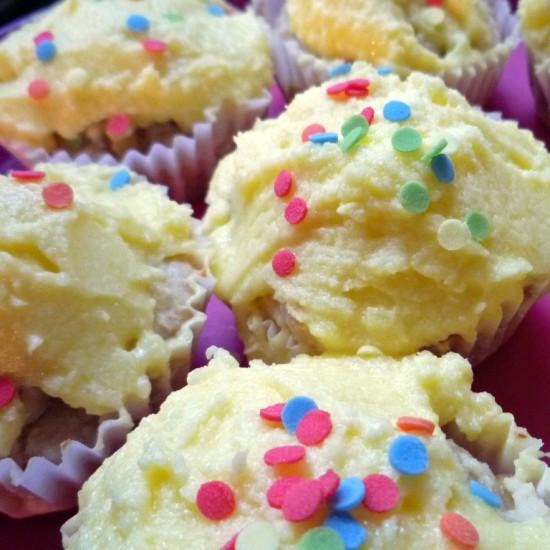 Rezeptbild: kokos-bananen-cupcakes