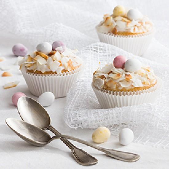 Rezeptbild: Osterliche Zitronencupcakes