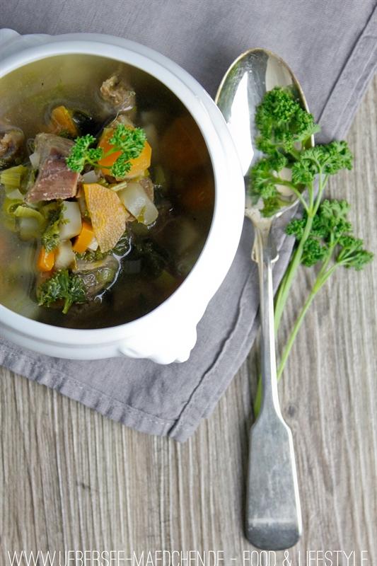 Rezeptbild: Gemüse-Suppe mit Suppenfleisch