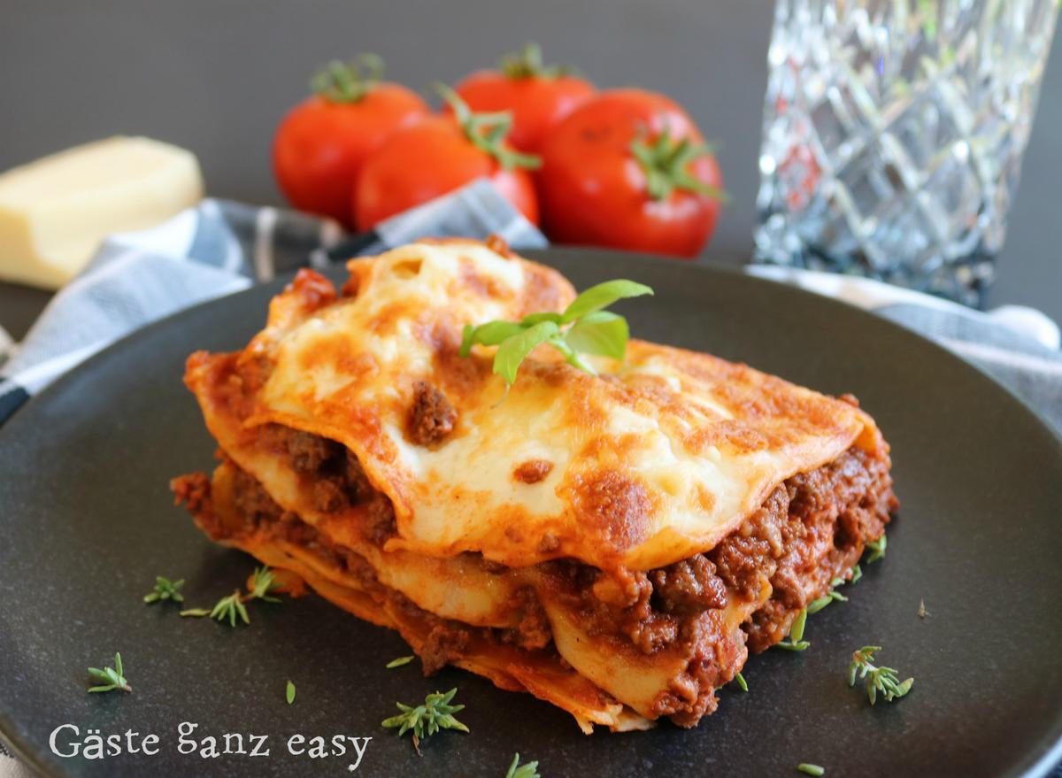 Rezeptbild: Lasagne Bolognese
