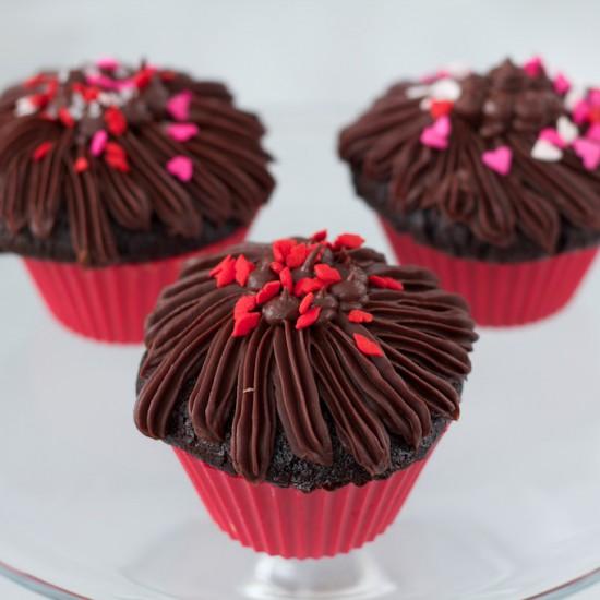 Rezeptbild: Schokoladen-Cupcakes