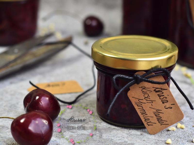 Rezeptbild: Kirsch-Mandel-Marmelade 