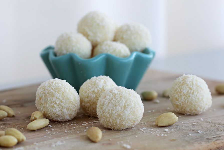 Rezeptbild: Kokosnuss Pralinen