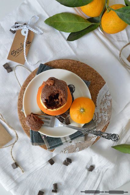 Rezeptbild: Brownies in Orangen 