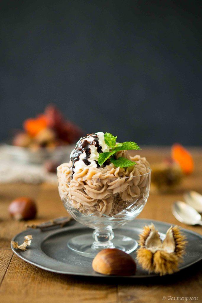 Rezeptbild:  Vermicelles - Sündhaft leckeres Maroni-Püree