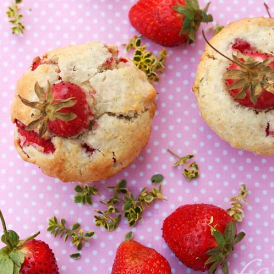 Rezeptbild: Erdbeer-Kokosmuffins