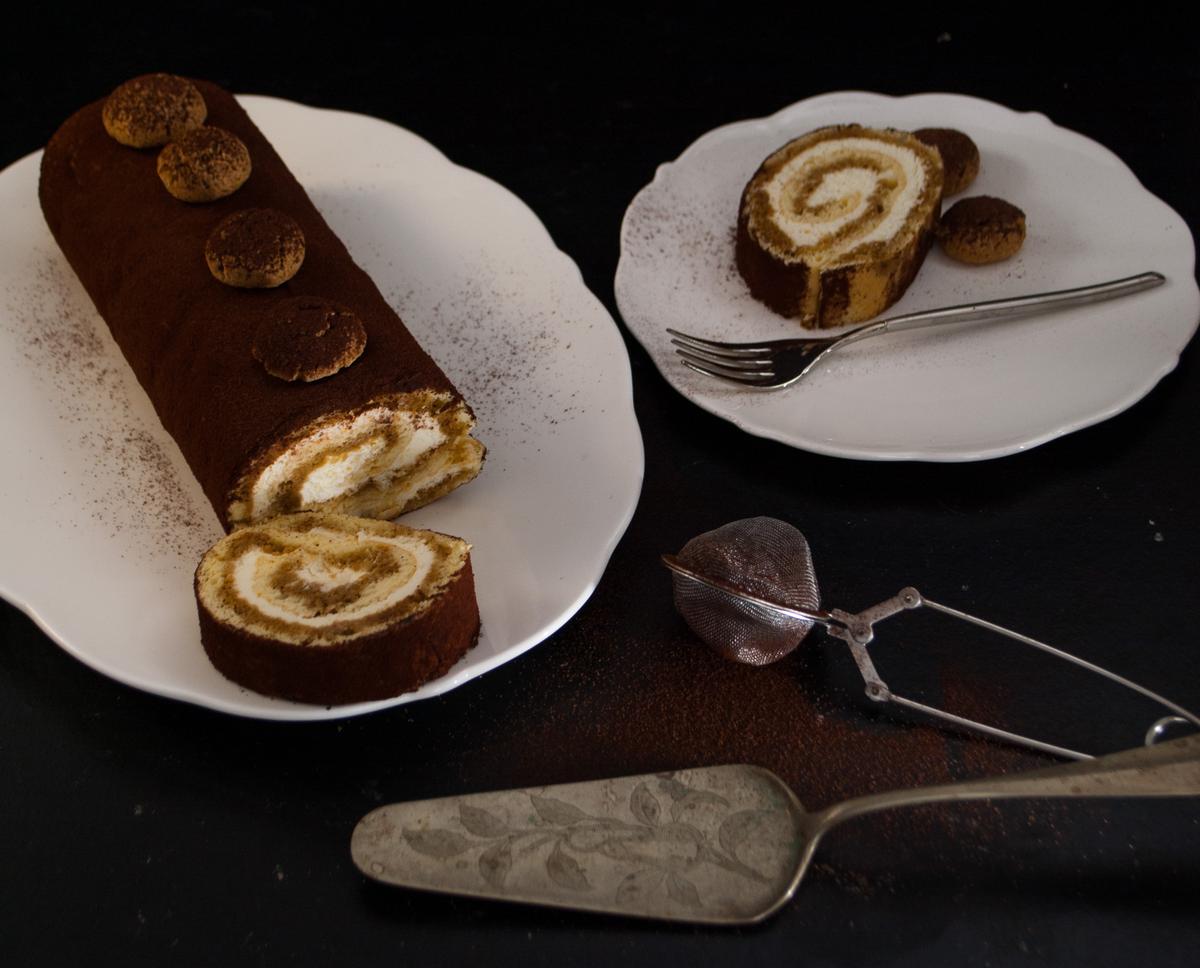 Rezeptbild: Tiramisu Roulade