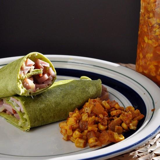Rezeptbild: Gefuellte Tortilla
