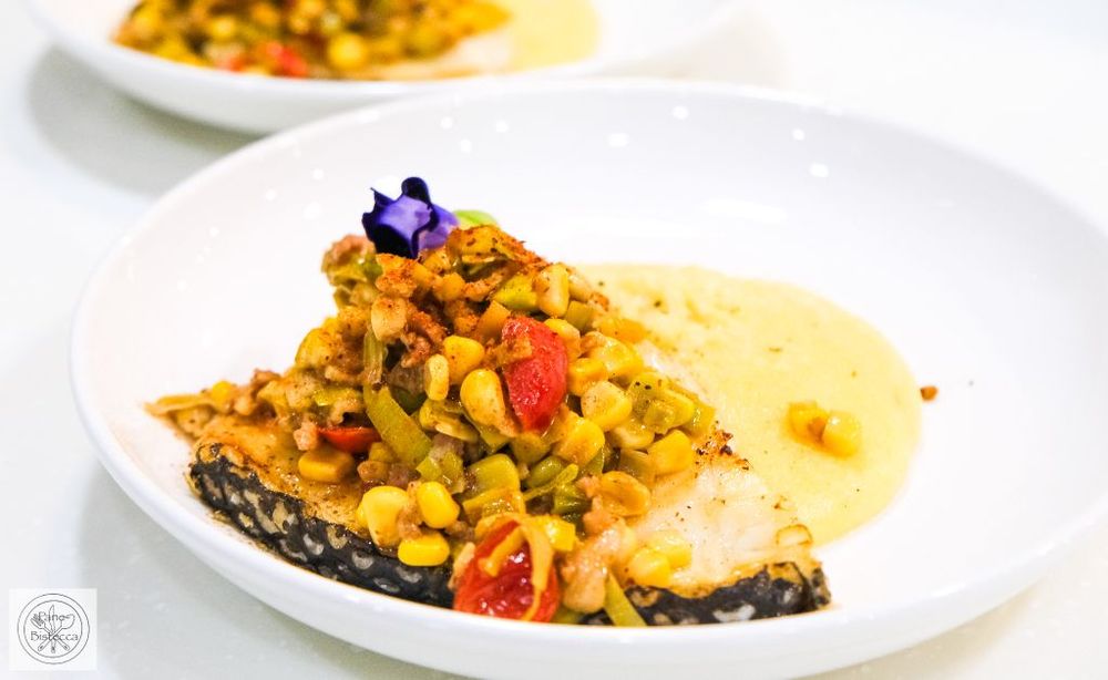 Rezeptbild: Schellfisch Filet mit Lauch und Mais