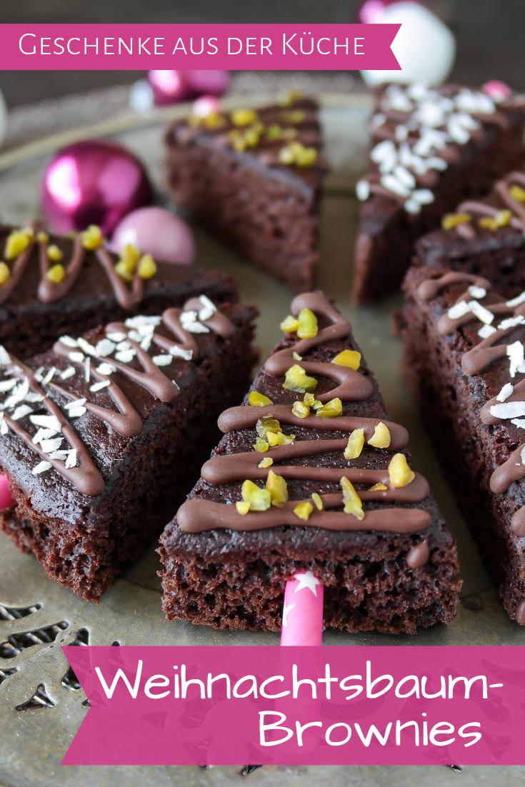 Rezeptbild: Weihnachtsbaum-Brownies