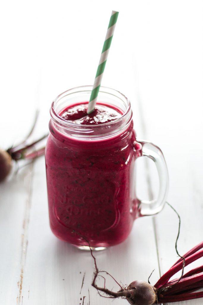 Rezeptbild: Veganer rote Beete Smoothie