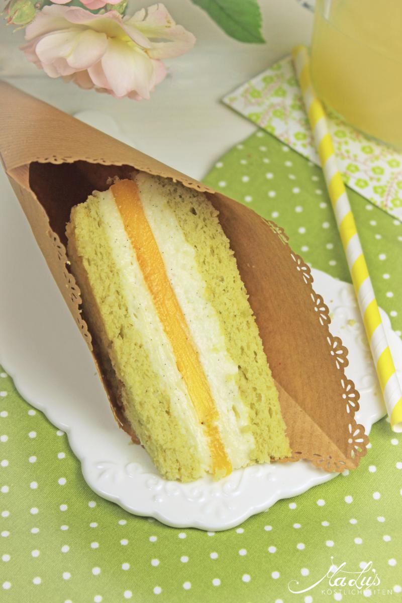 Rezeptbild: Süßes Mango Club-Sandwich
