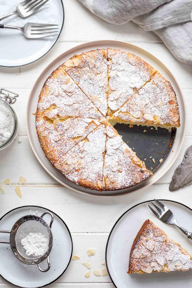Rezeptbild: Mandelkuchen mit Ricotta und Zitrone (ohne Mehl)