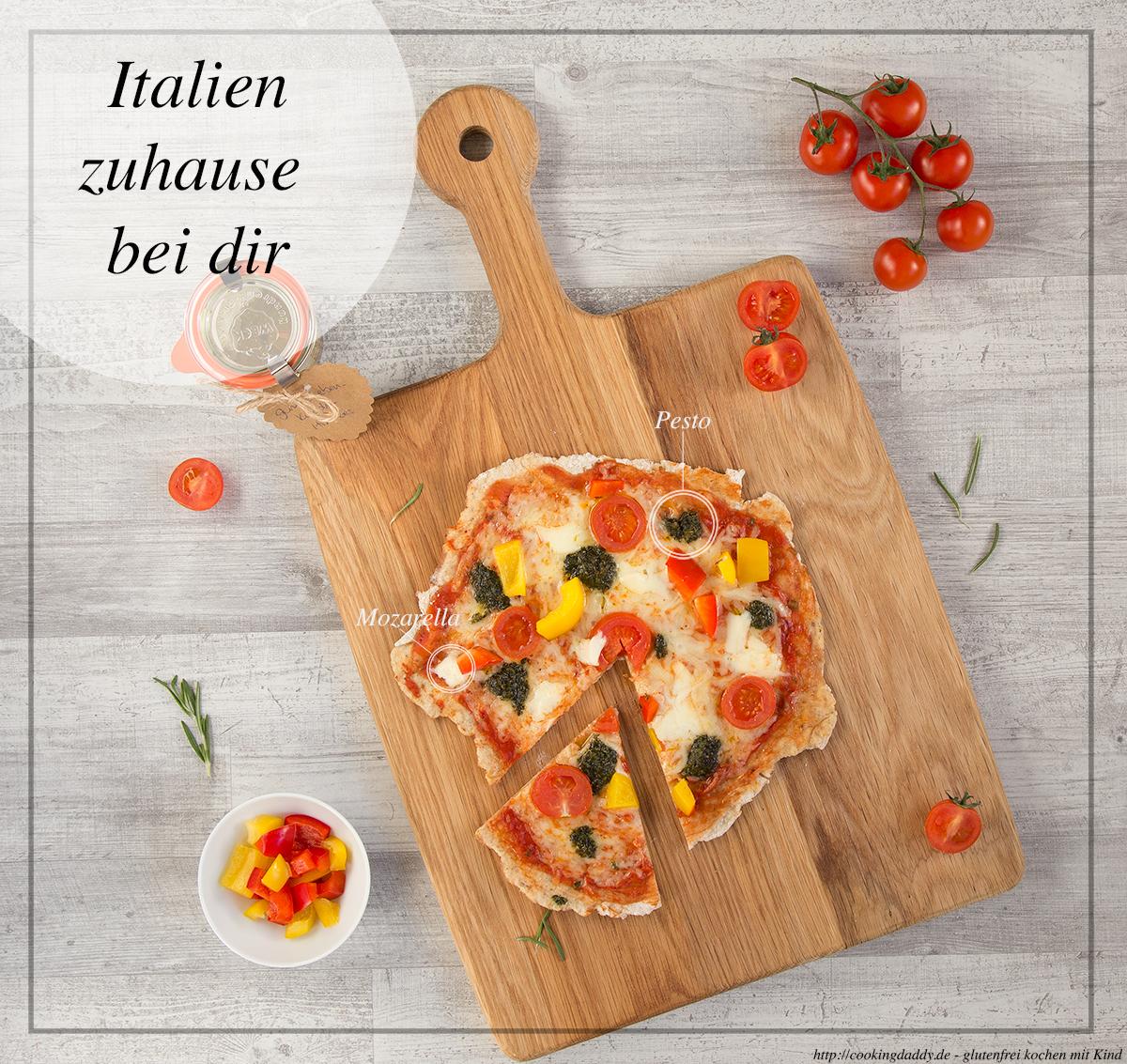 Rezeptbild: glutenfreie Pizza