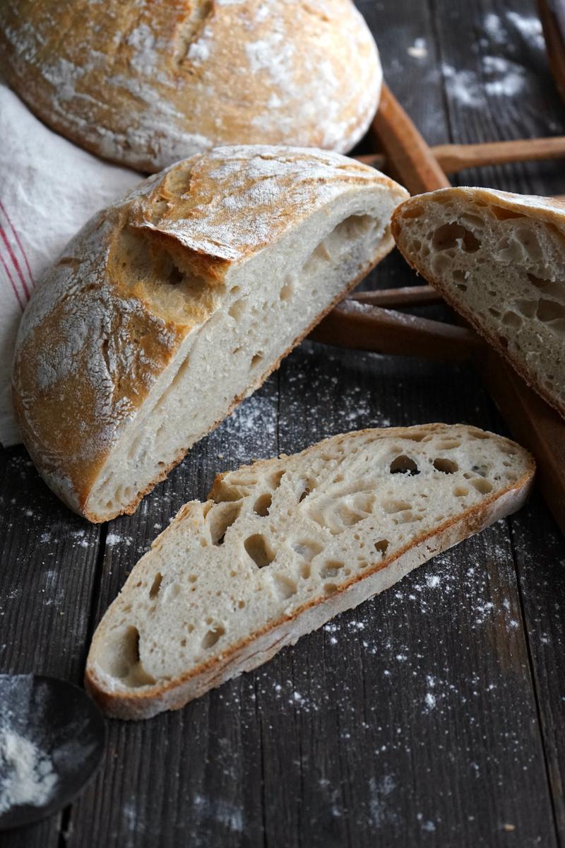 Rezeptbild: Knuspriges Weizenbrot mit Lievito Madre