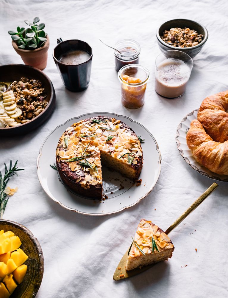 Rezeptbild: Polenta Zitronen Ricotta Kuchen
